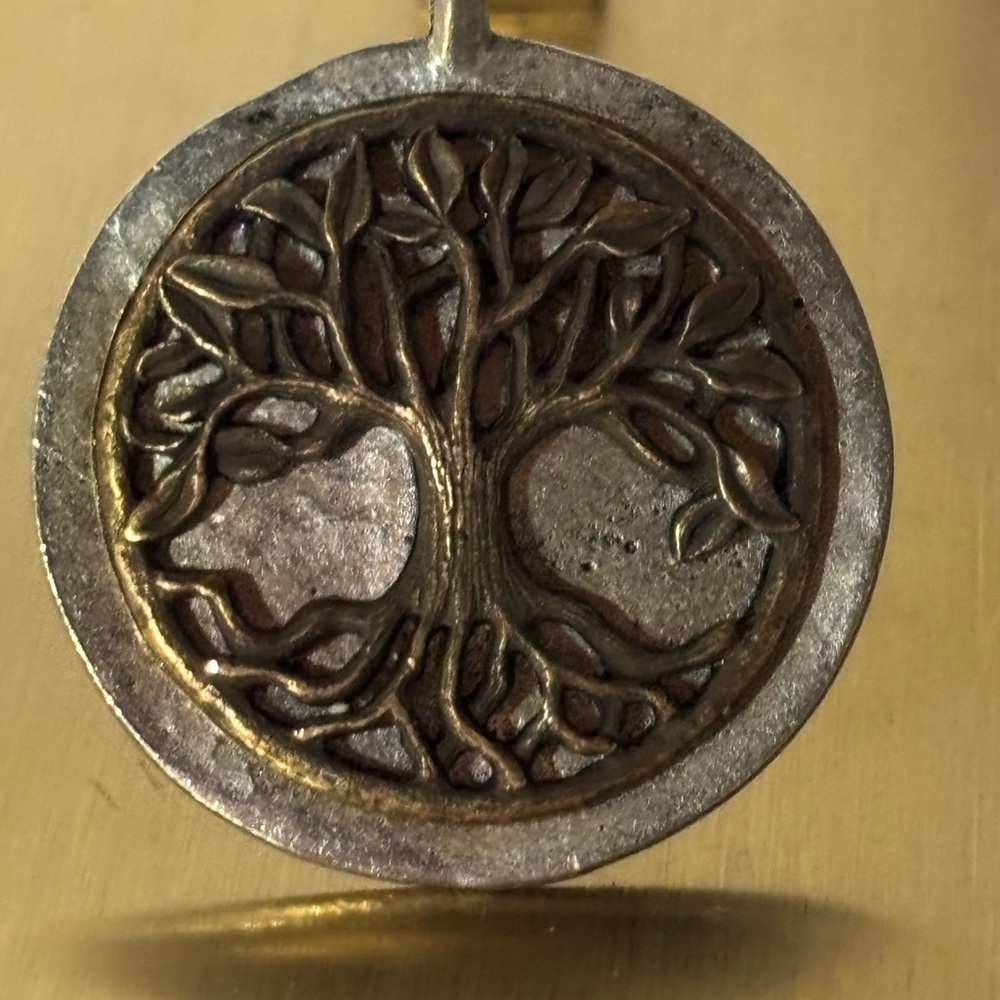 Jewel Kade Rustic Silver Pendant Necklace TREE OF LIFE